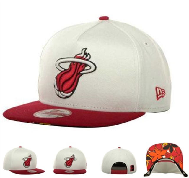 NBA Miami Heat White Hats